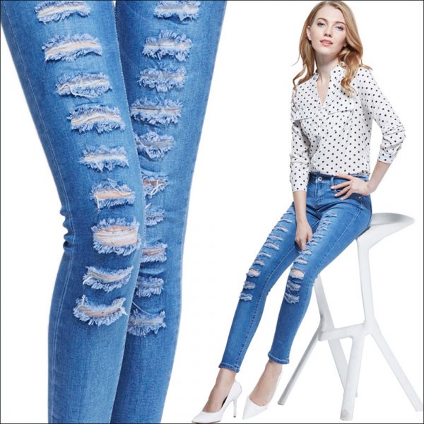 Girls Denim Pant D-7