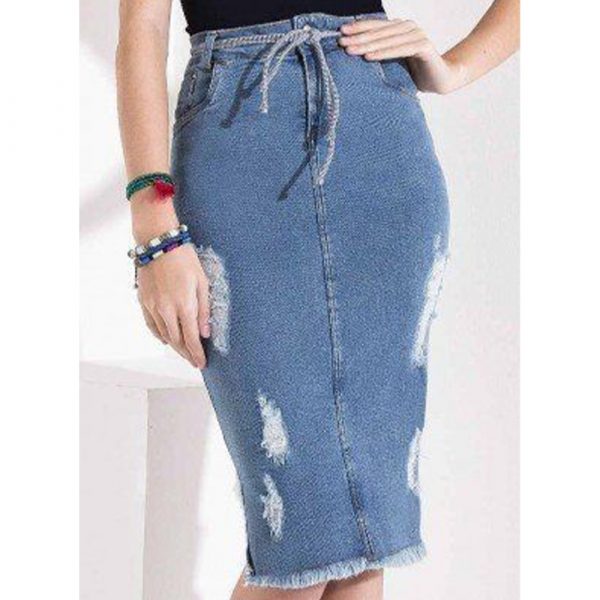 Ladies Denim Skirt - 7