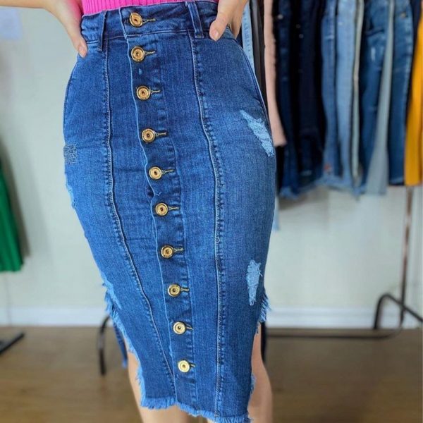 Ladies Denim Skirt - 5