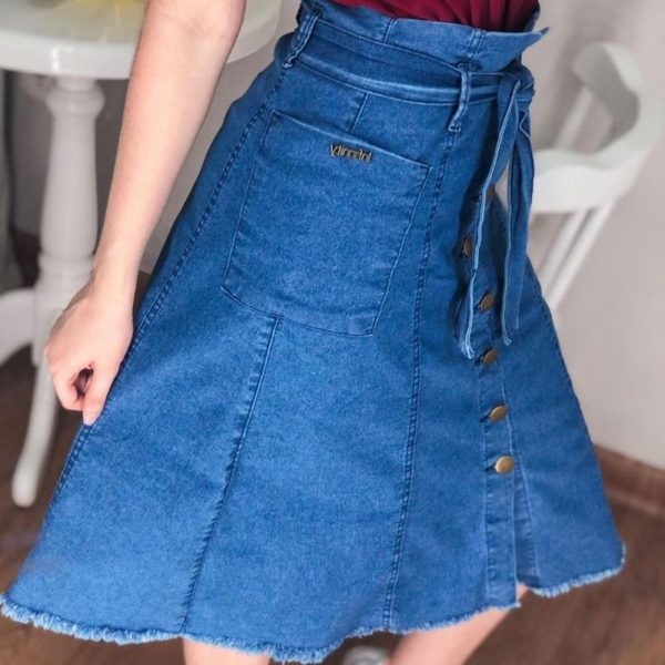 Ladies Denim Skirt - 4