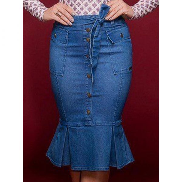 Ladies Denim Skirt - 3