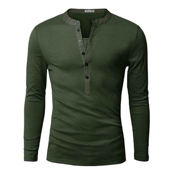 Mens Henley Shirt - 2